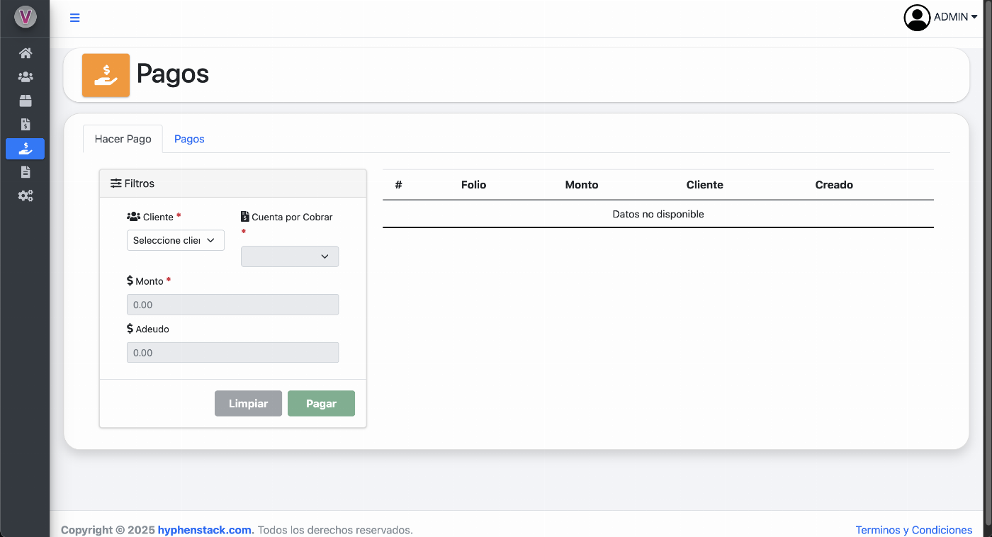 Sistema de Control de Clientes — 5